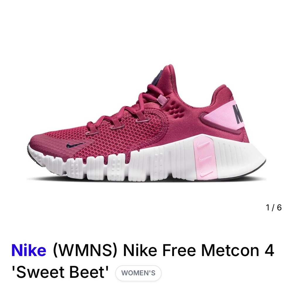 Nike Women's Red Athletic Shoes